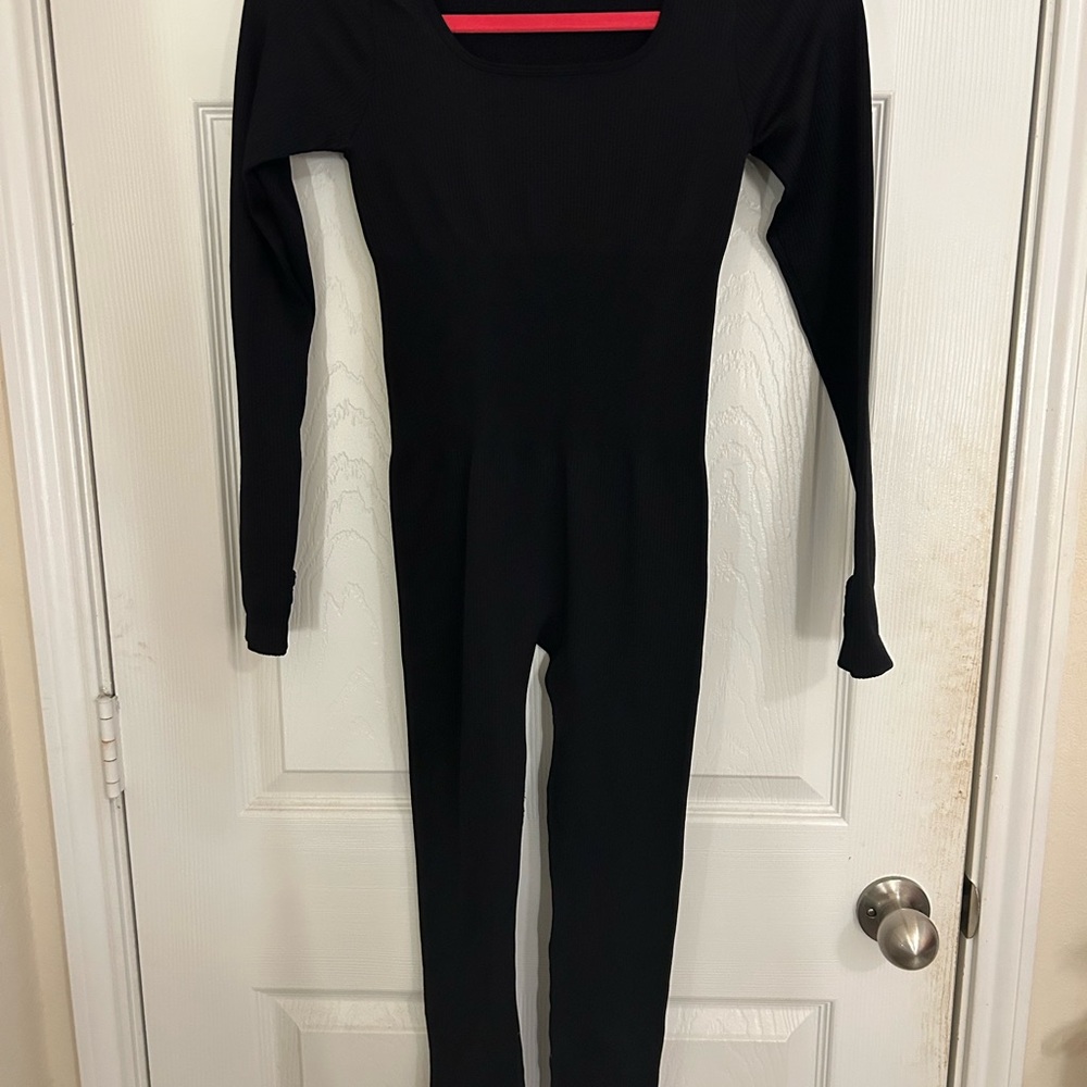 Black Long Sleeve Jumpsuit